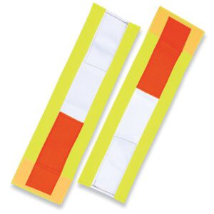Big K Clothing BK02MOT-LM 18inch Lime Safety Leg Band