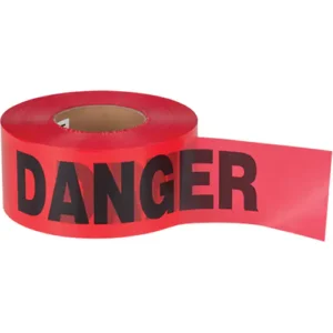 Danger Tape Red 3”x1000