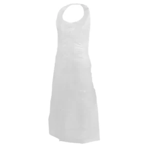 Forcefield White Disposable Polyethylene Apron